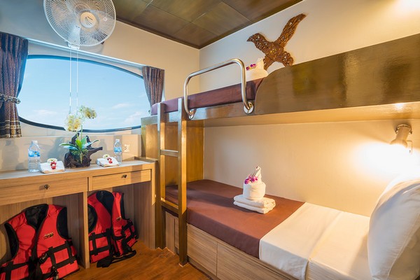pawara deluxe cabin croisière plongée Thaïlande pawara deluxe cabin croisière plongée Thaïlande
